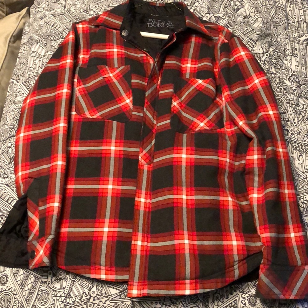 Billabong men’s flannel jacket